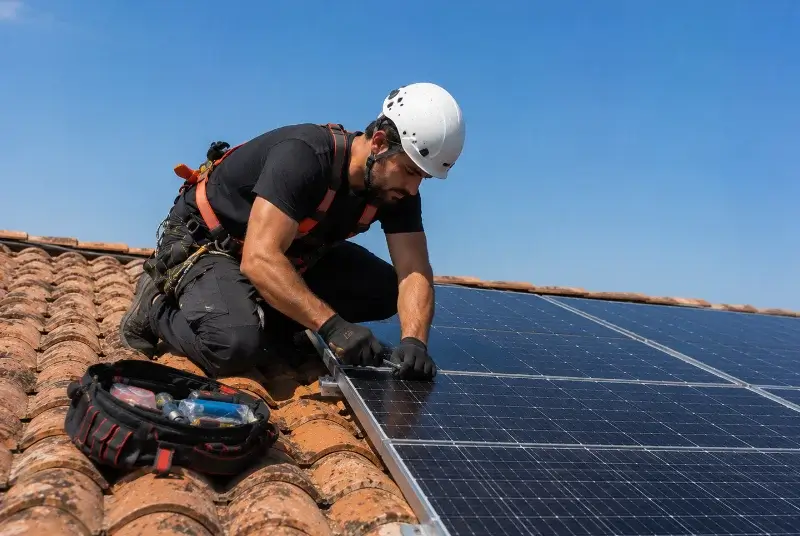 Maintenance et monitoring de panneaux solaires à Portel-des-Corbières